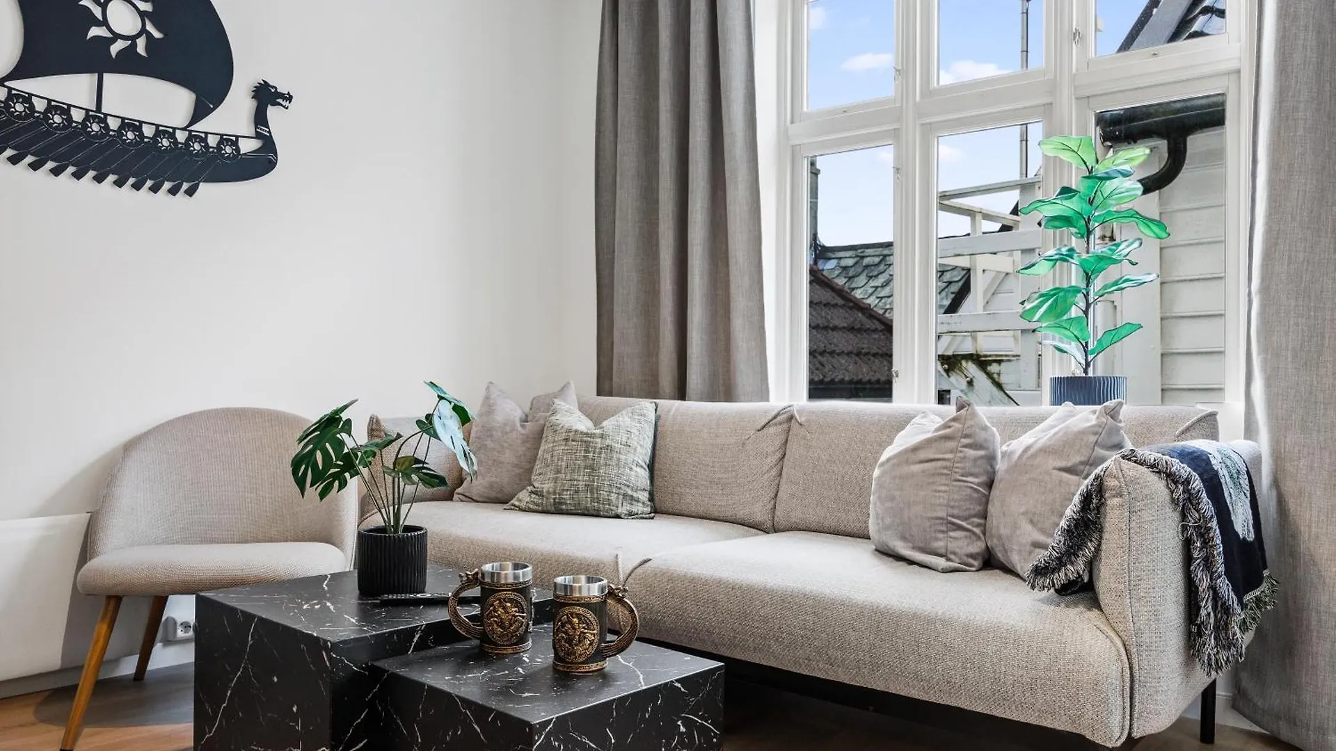 מלון דירות ברגן Homerentals Apartments - Behind Bryggen & Historic Cobblestone Streets - 2 Floor Renovated From February 2025 נורבגיה
